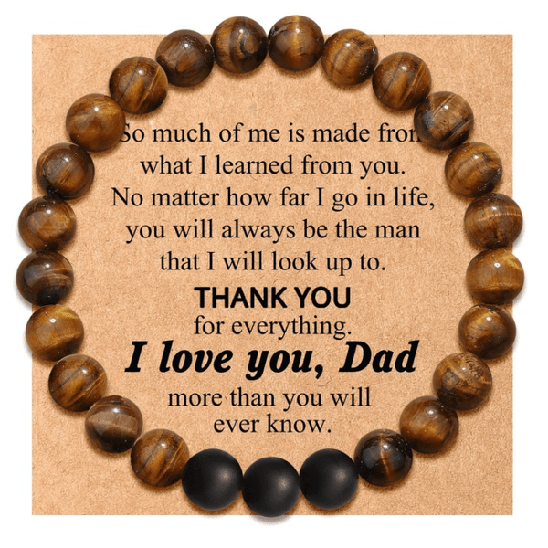 Father's Day gift Father's Day card bracelet